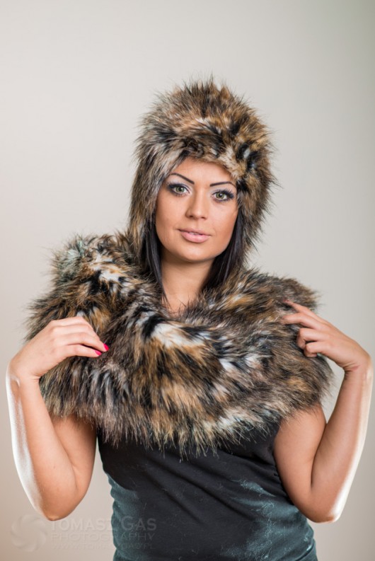 Czapka futrzana  z kolekcji Luxury dorota woytasiewicz