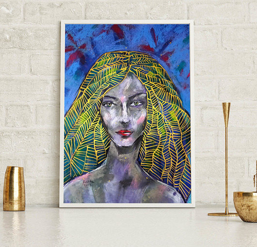 grafiki i ilustracje Donna - rysunek B2 unikat