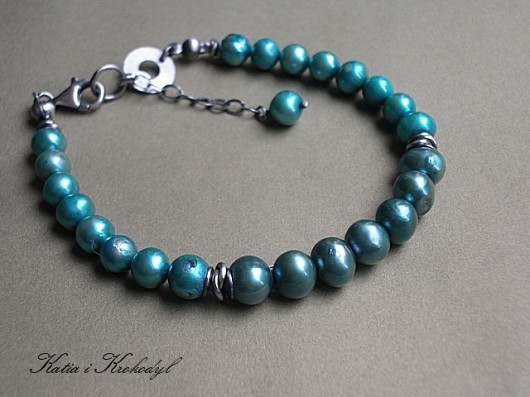 Simple pearls-bransoletka Katia i krokodyl