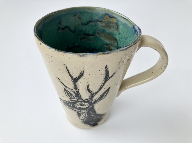 kubki Kubek ceramiczny "Jeleń"