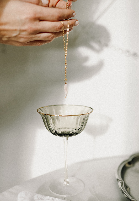 wisiory Łańcuszek z perłą