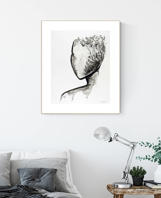 obrazy Grafika 40X50 cm wykonana ręcznie