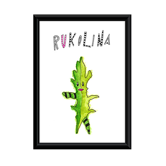 Plakat Rukolina  Gosia Sendlewska