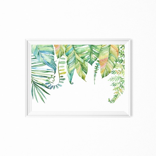 Plakat skandynawski botaniczny Leaves  myscandi