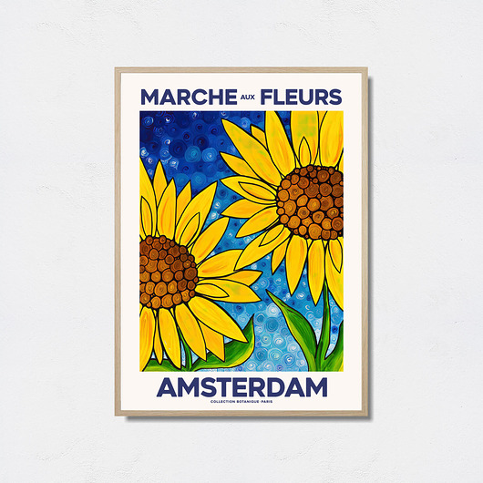 plakaty Plakat botaniczny "Amsterdam"