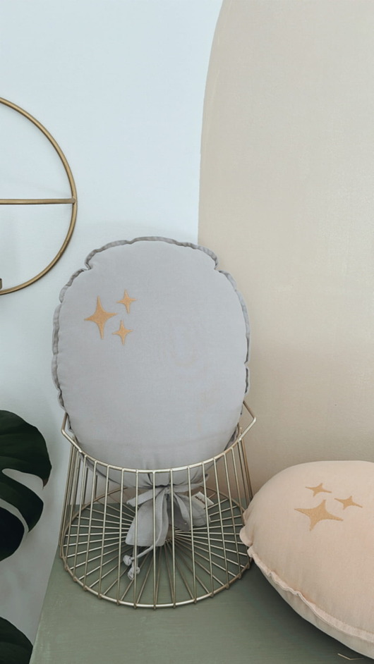 poduszki z napisami Balon dekoracyjny grey mini