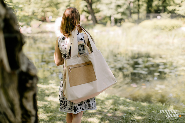 torby XXL Marmollada - torebka bawełniana tXL beżowe