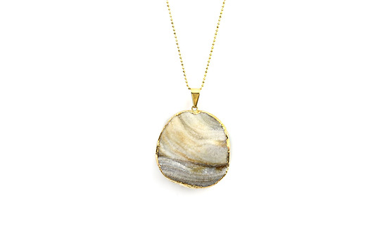 Brazi Colare Druza Agatu złoto Brazi Druse Jewelry
