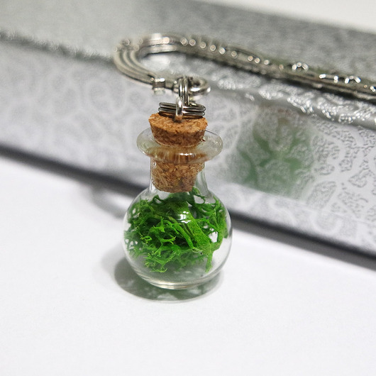 zakładki do książek Zakładka do książki - Mech - okrągła