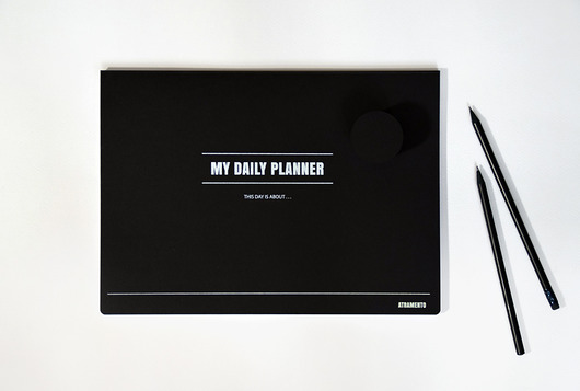 My daily planner - czarny - A4 ATRAMENTO