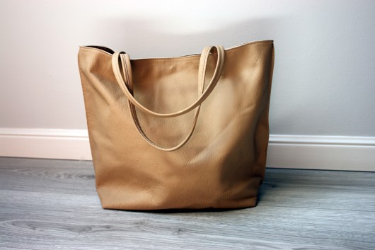 Beige shopper 2 Zipp Pansy