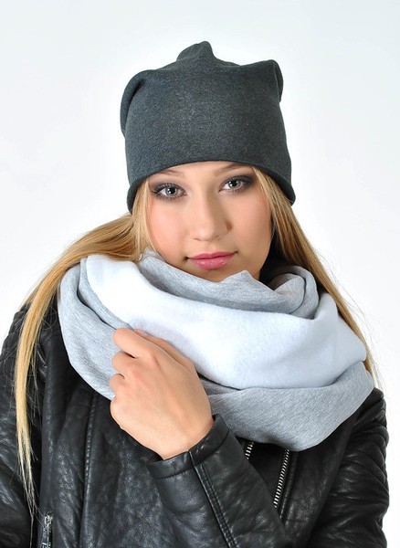 Grafitowa czapka beanie marvellous
