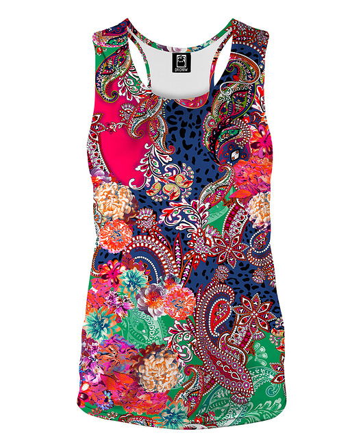 topy damskie DR.CROW Bokserka Damska Colorful Ethnic Ornaments