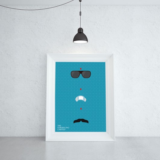 The Darjeeling - A3 - plakat filmowy PLAKATY GEOMETRYCZNE