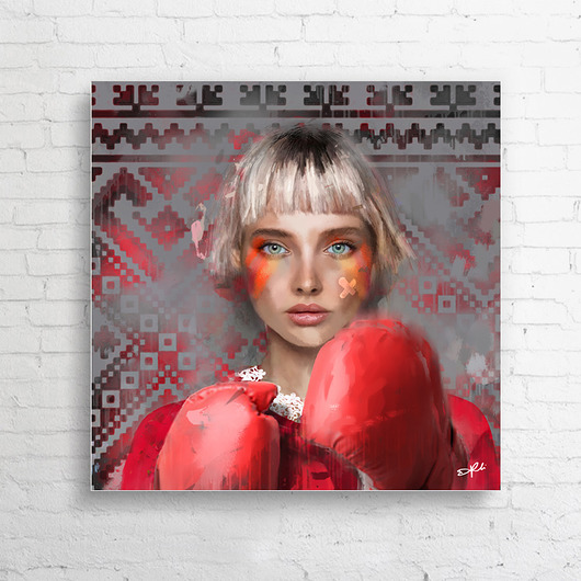 obrazy Obraz na płótnie "Boxing"