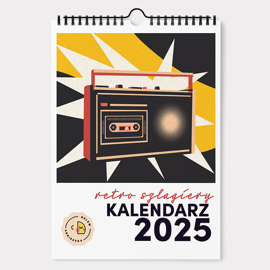 kalendarze i plannery Kalendarz retro szlagiery 2025