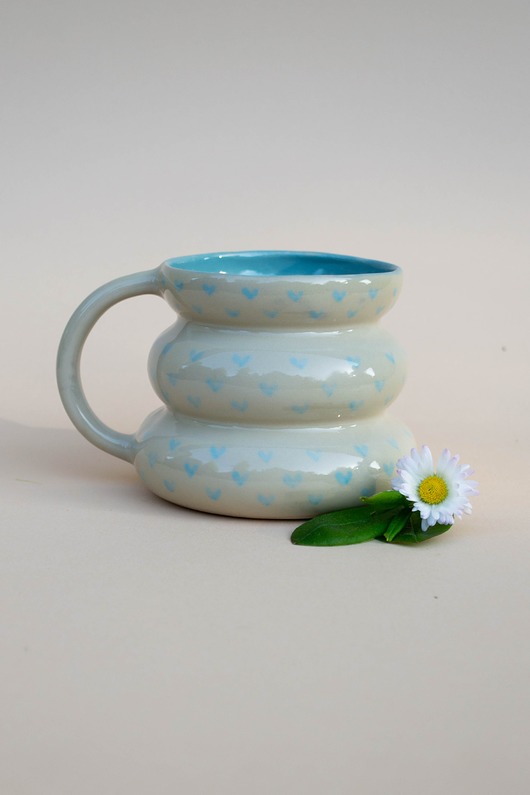 kubki Ceramiczny kubek Oponka