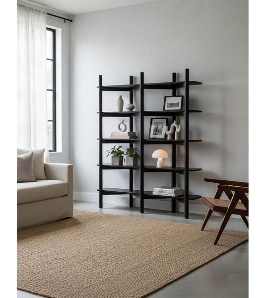 półki Regał drewniany, regał z litego drewna, półki do salonu