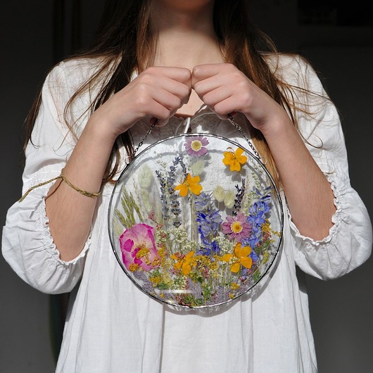 Ozdoby na ścianę Kwiaty wiosenne. Prezent na urodziny