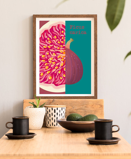 plakaty Figa - plakat fine art, giclee