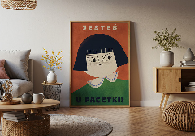 plakaty Plakat Facetka