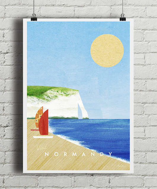 plakaty Plakat Normandia - klifowe wybrzeże Etretat