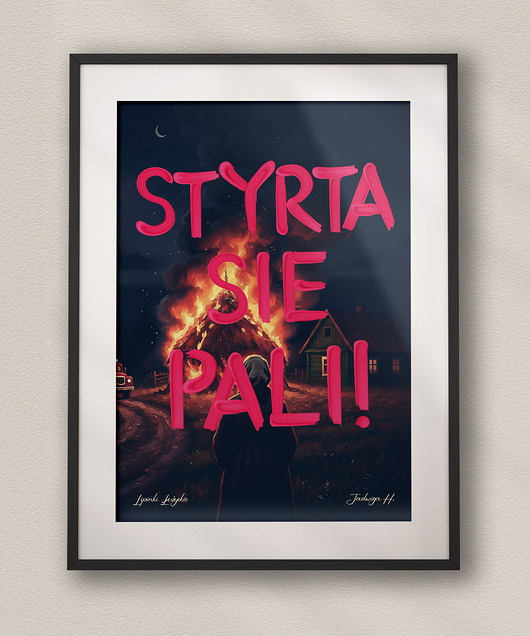 plakaty Plakat Styrta Się Pali - Klasyka Internetu - Lipinki Łużyckie