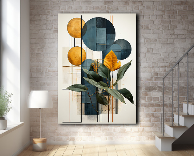 plakaty Tropikalne liście - Plakat - Loft, Minimalizm