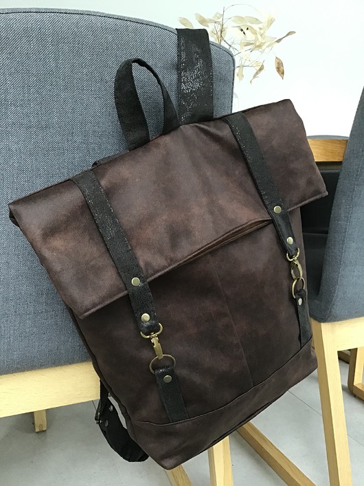 plecaki Plecak  włóczykija - brąz, czekolada