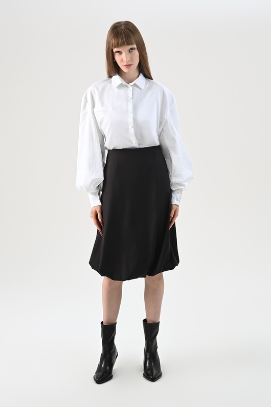 spódnice midi Spódnica balonowa midi A07