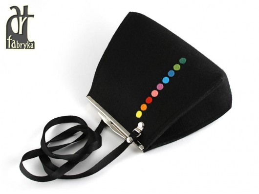 FILCOWA TOREBKA - rainbow dots art fabryka