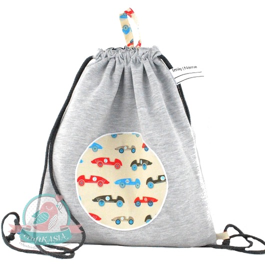 Dresbag- wodoodporny worko-plecak- Auta Retro craftKASIA