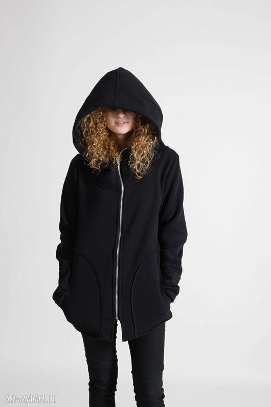bluza z kapturem damska Bluza damska,długa bluza z kapturem