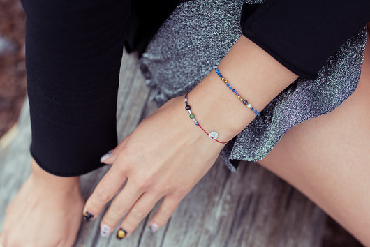 bransoletki z kamieni naturalnych Bransoletka Zodiac Strzelec Lapis Lazuli Awenturyn Obsydian Opal