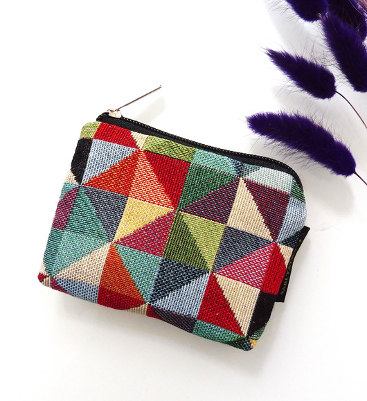 portfele damskie Portfel card holder Żakard Peru