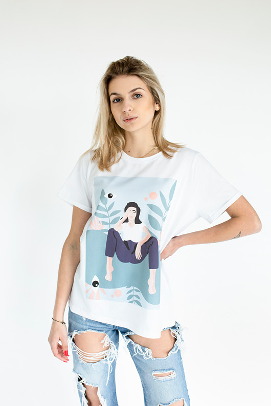 t-shirt damskie Koszulka W ukryciu