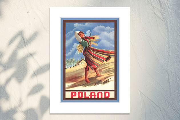 grafiki i ilustracje Druk z Passe-Partout: Polska, Zbieranie Żniwa