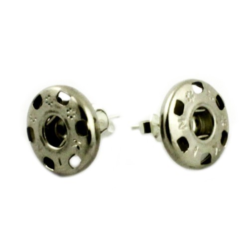 Silver Plug Snap Modny Design