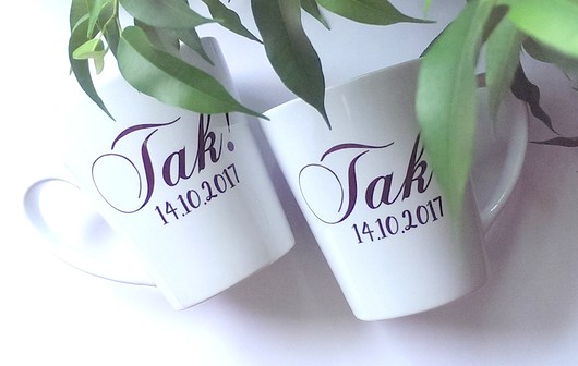 Kubki Ślubne Latte (Podaj datę ślubu) FarrowDesign