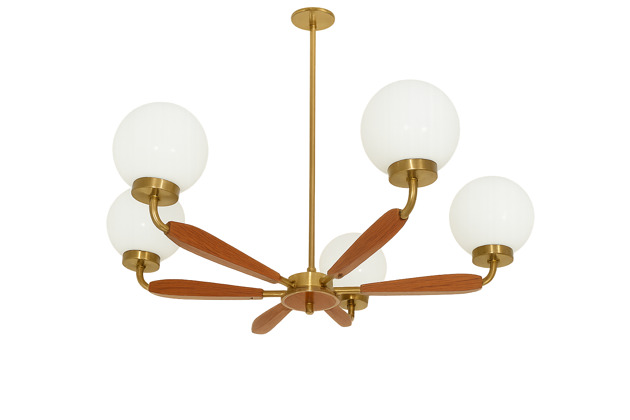 lampy wiszące Żyrandol Modern z lat 70. 