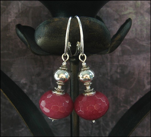 LUXURY- Jadeit Malinowy w Srebrze Bali Little Dreamer