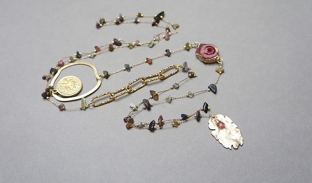 korale Sautoir /Turmaliny/ vol. 2 11.02.26 - długi  naszyjnik