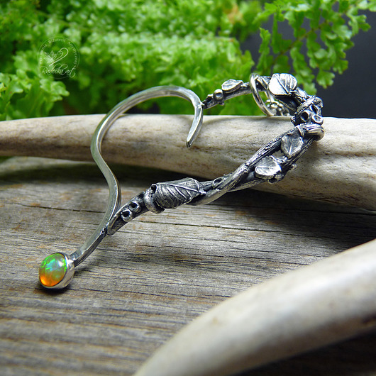 wisiory SIlver Heart & Opal