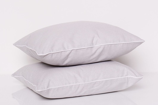 Poduszka Little Gray Checkered 40x40cm Majunto