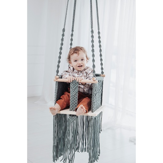 pokój dziecka - różne Huśtawka z makramy / sesja fotograficzna / studio fotograficzne