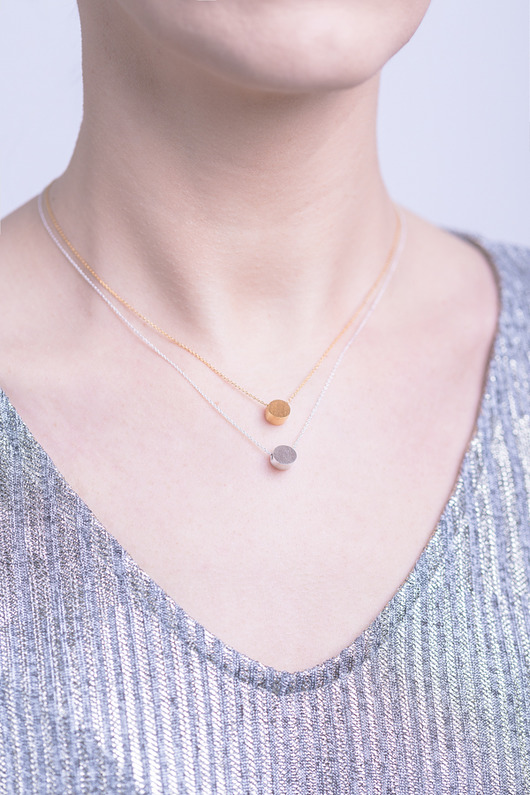 Wisiorek LUNA/srebrny/szroniony Daria Siwiak Jewellery