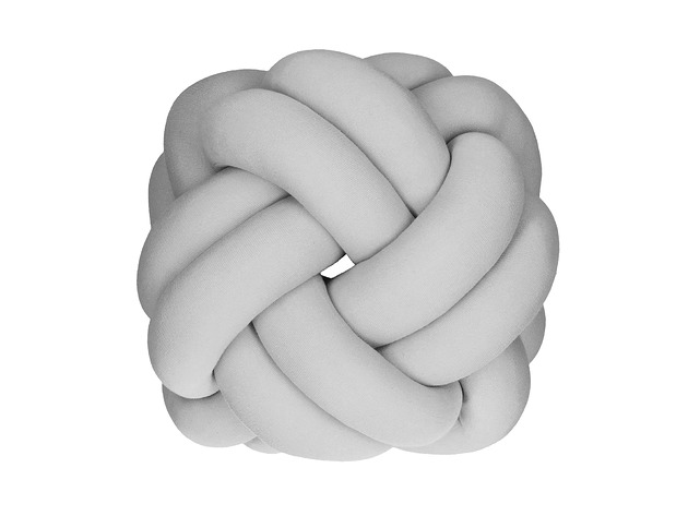 Pleciona PODUSZKA SUPEŁ KNOTPILLOW 30x30 YOULINKA