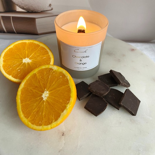 świeczniki i świece Ekologiczna naturalna świeca sojowa naturalna 160 gram (wybierz zapach)