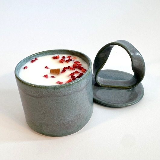 świeczniki i świece Ceramiczna świeca zapachowa - Fig&SPA
