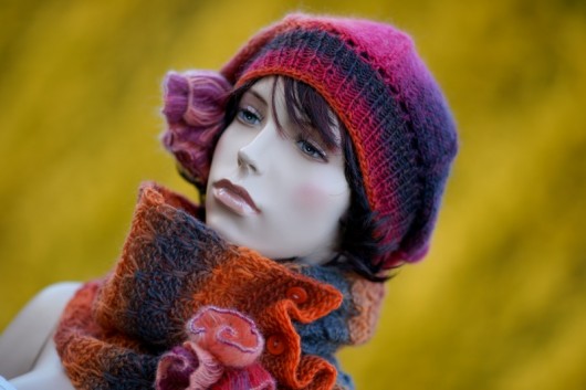 Komplet &quot;Vintage orange&quot; - REZERWACJA HERBE DESIGN